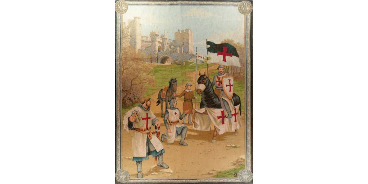 Gobelín Tapisserie  Les Templiers